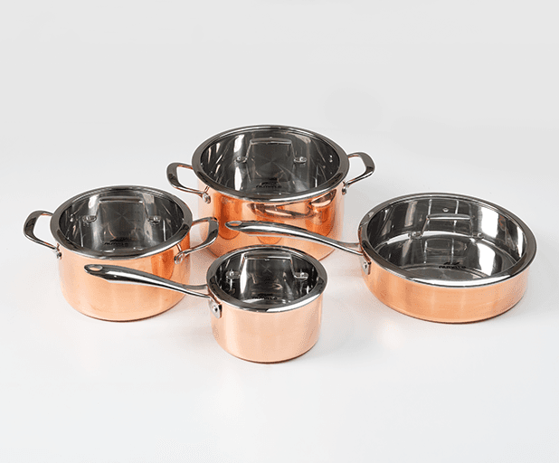 Copper cookware set Alma Le 1.0